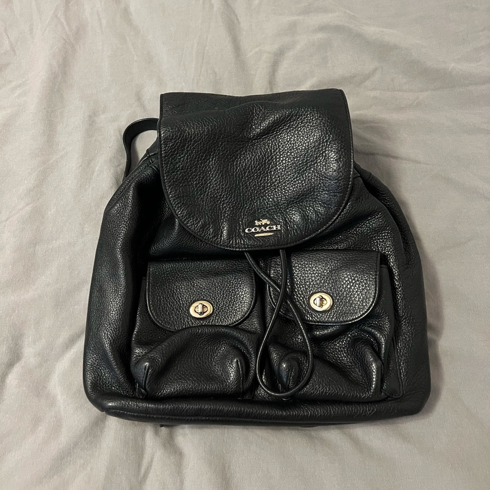 Coach pebbled leather bag